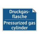 Druckgas- flasche - Pressurized gas cylinder