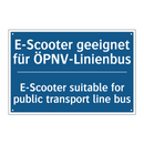 E-Scooter geeignet für ÖPNV-Linienbus/.../ - E-Scooter suitable for public /.../