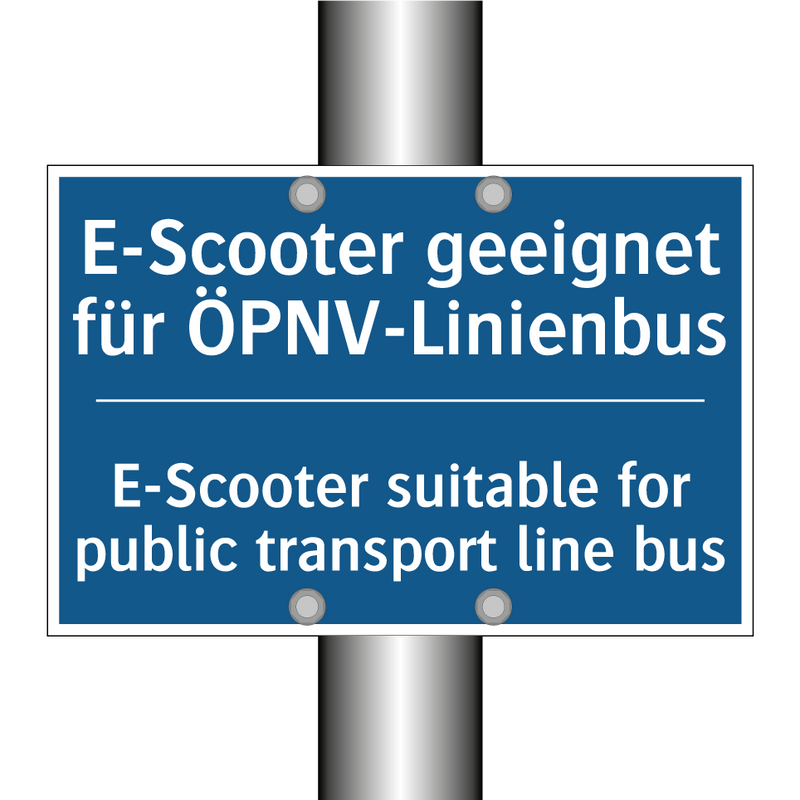 E-Scooter geeignet für ÖPNV-Linienbus/.../ - E-Scooter suitable for public /.../