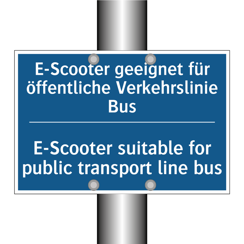 E-Scooter geeignet für öffentliche /.../ - E-Scooter suitable for public /.../