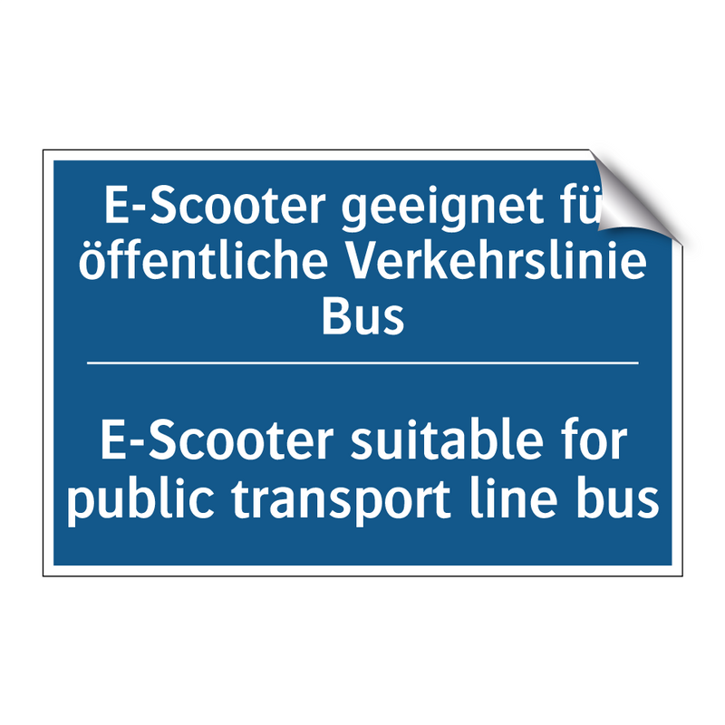 E-Scooter geeignet für öffentliche /.../ - E-Scooter suitable for public /.../