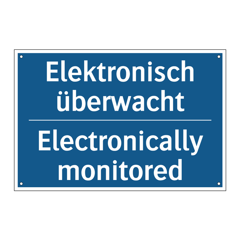 Elektronisch überwacht - Electronically monitored