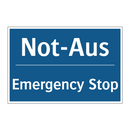 Not-Aus - Emergency Stop