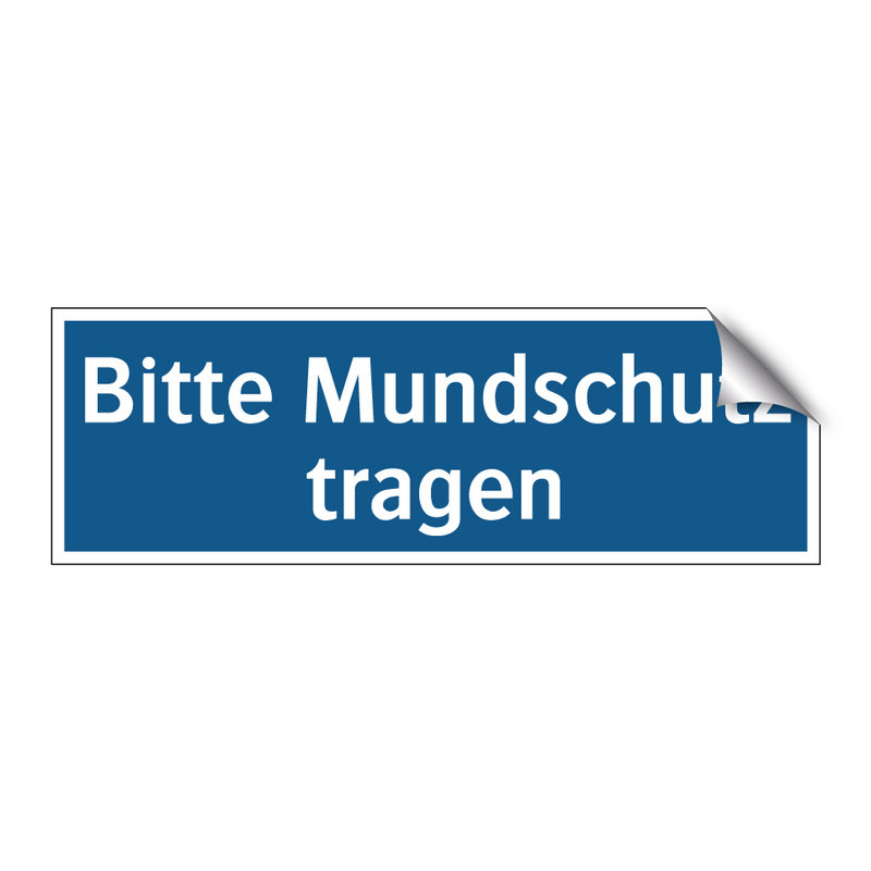 Bitte Mundschutz tragen