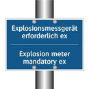 Explosionsmessgerät erforderlich /.../ - Explosion meter mandatory ex