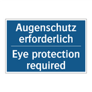 Augenschutz erforderlich - Eye protection required