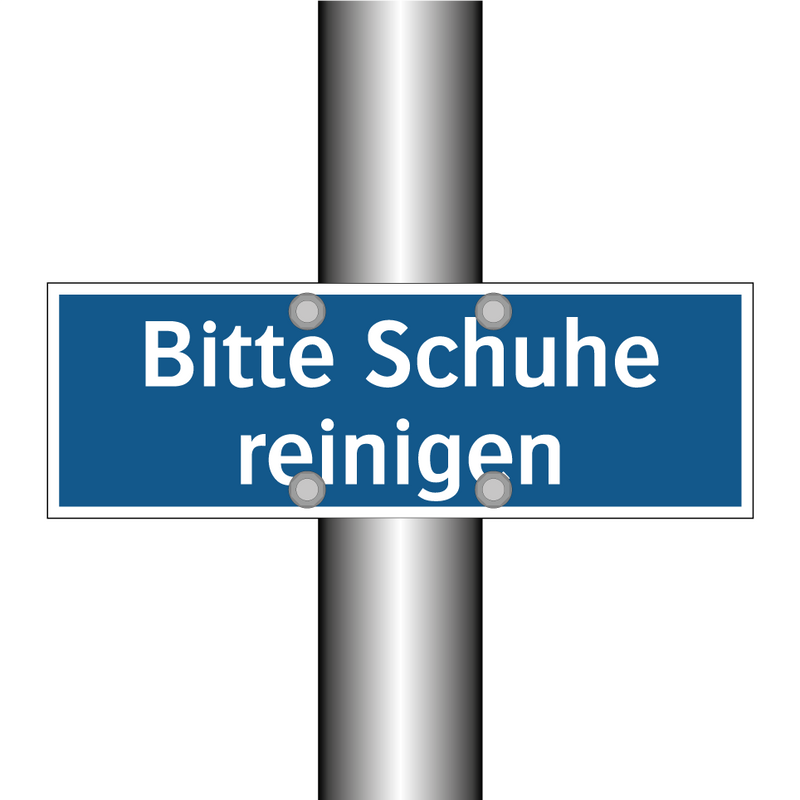 Bitte Schuhe reinigen