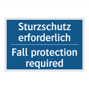 Sturzschutz erforderlich - Fall protection required