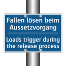 Fallen lösen beim Aussetzvorgang/.../ - Loads trigger during the release /.../