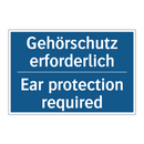 Gehörschutz erforderlich - Ear protection required
