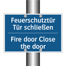 Feuerschutztür Tür schließen - Fire door Close the door