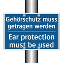 Gehörschutz muss getragen werden/.../ - Ear protection must be used