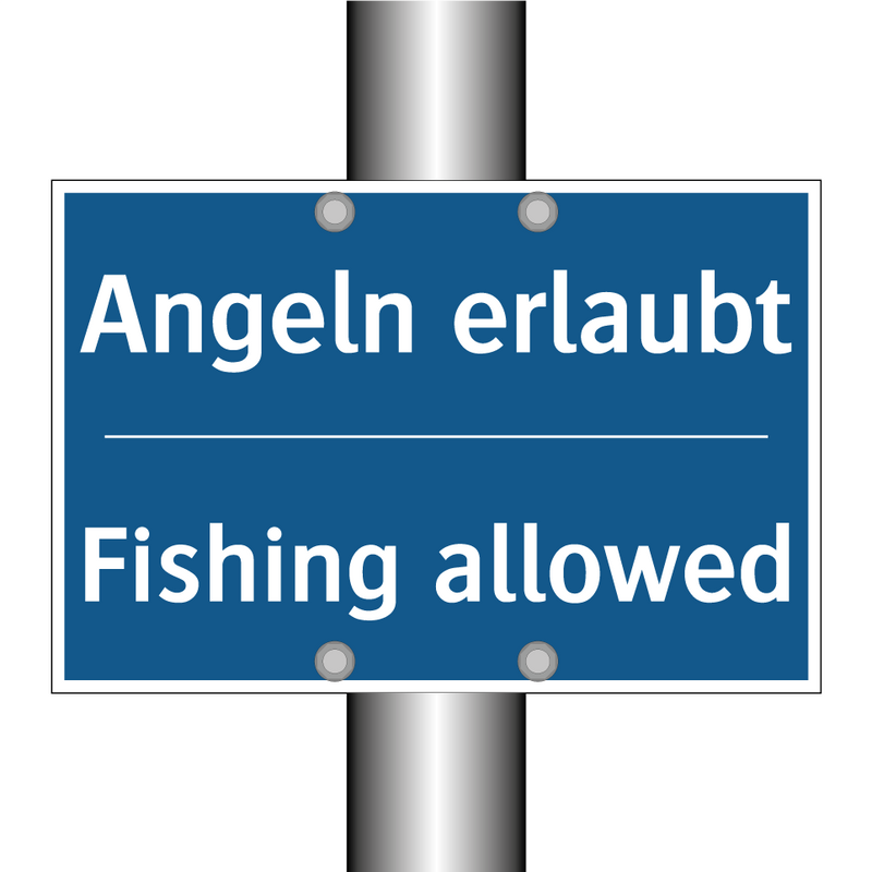 Angeln erlaubt - Fishing allowed