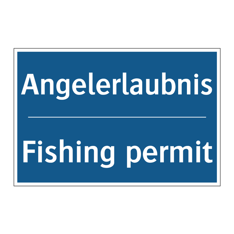 Angelerlaubnis - Fishing permit