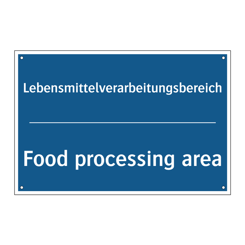 Lebensmittelverarbeitungsbereich/.../ - Food processing area