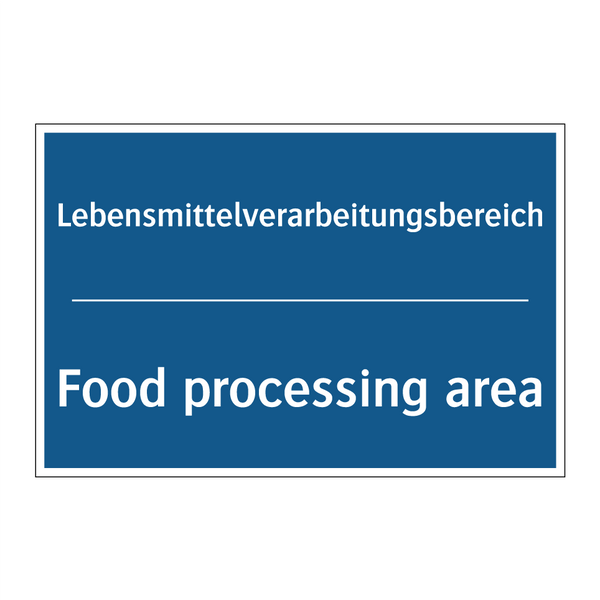 Lebensmittelverarbeitungsbereich/.../ - Food processing area