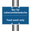 Nur für Lebensmittelwäsche - Food wash only