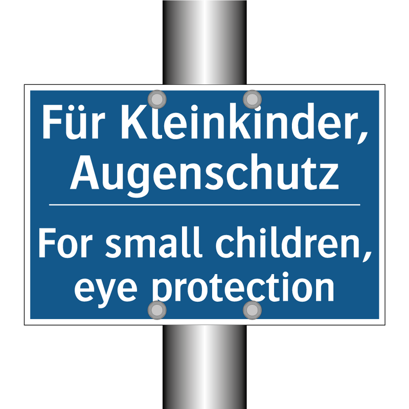 Für Kleinkinder, Augenschutz - For small children, eye protection/.../