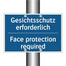 Gesichtsschutz erforderlich - Face protection required