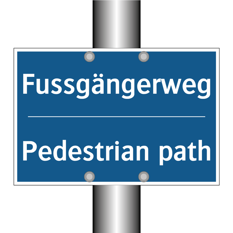 Fussgängerweg - Pedestrian path