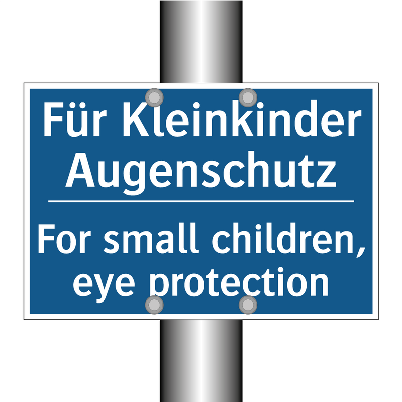 Für Kleinkinder Augenschutz - For small children, eye protection/.../