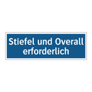 Stiefel und Overall erforderlich