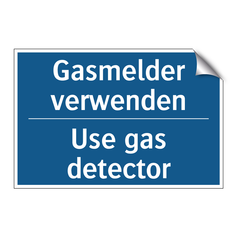 Gasmelder verwenden - Use gas detector