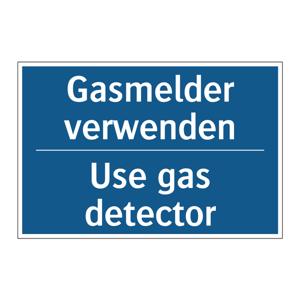Gasmelder verwenden - Use gas detector