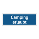 Camping erlaubt