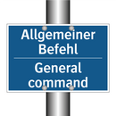 Allgemeiner Befehl - General command