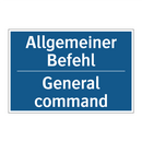 Allgemeiner Befehl - General command