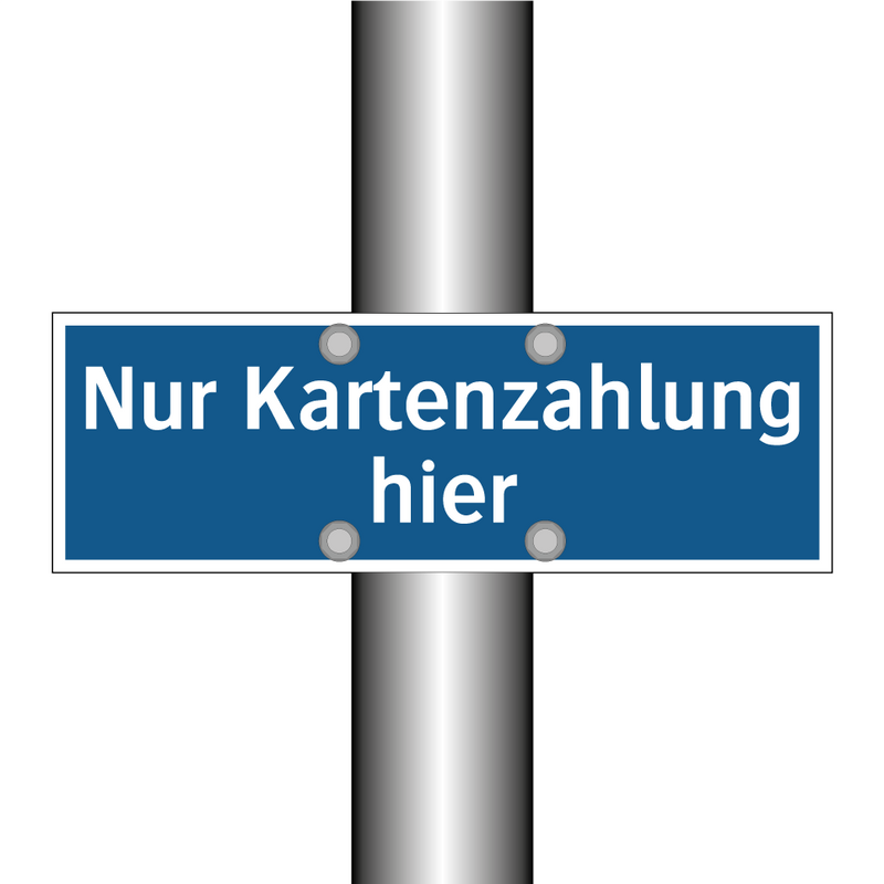 Nur Kartenzahlung hier