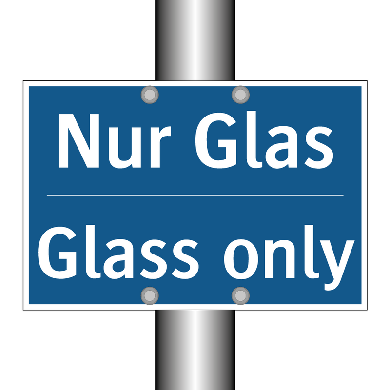 Nur Glas - Glass only