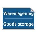 Warenlagerung - Goods storage