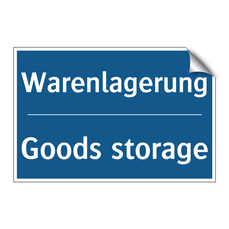 Warenlagerung - Goods storage