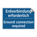Erdverbindung erforderlich - Ground connection required