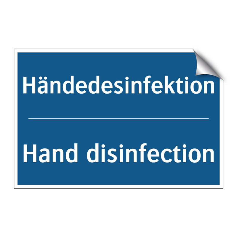 Händedesinfektion - Hand disinfection