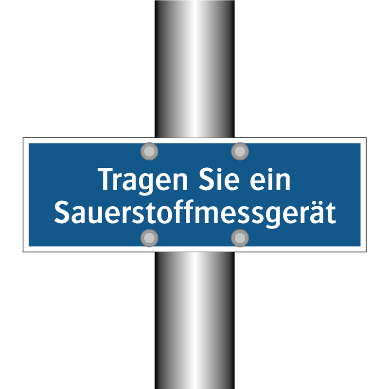 Tragen Sie ein Sauerstoffmessgerät