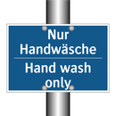 Nur Handwäsche - Hand wash only