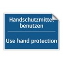 Handschutzmittel benutzen - Use hand protection