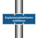 Explosionsdetektoren mitführen