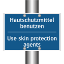 Hautschutzmittel benutzen - Use skin protection agents