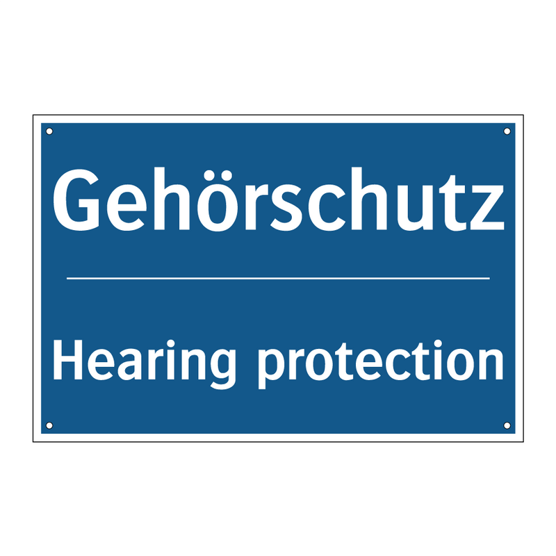 Gehörschutz - Hearing protection