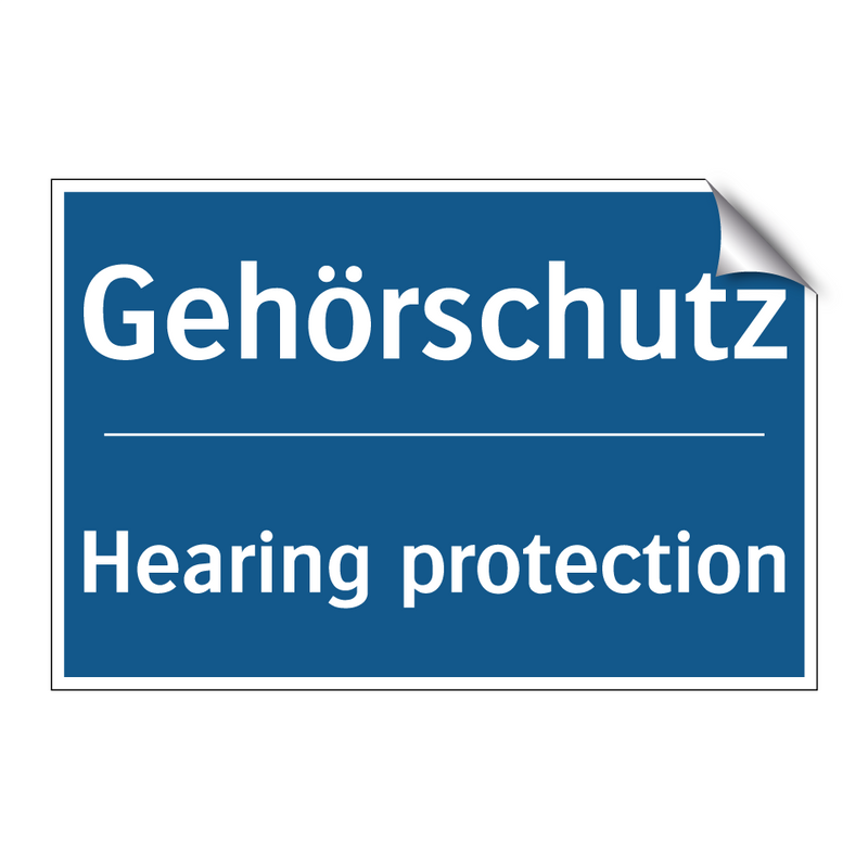 Gehörschutz - Hearing protection