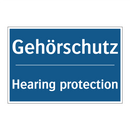 Gehörschutz - Hearing protection