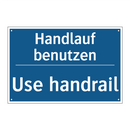 Handlauf benutzen - Use handrail