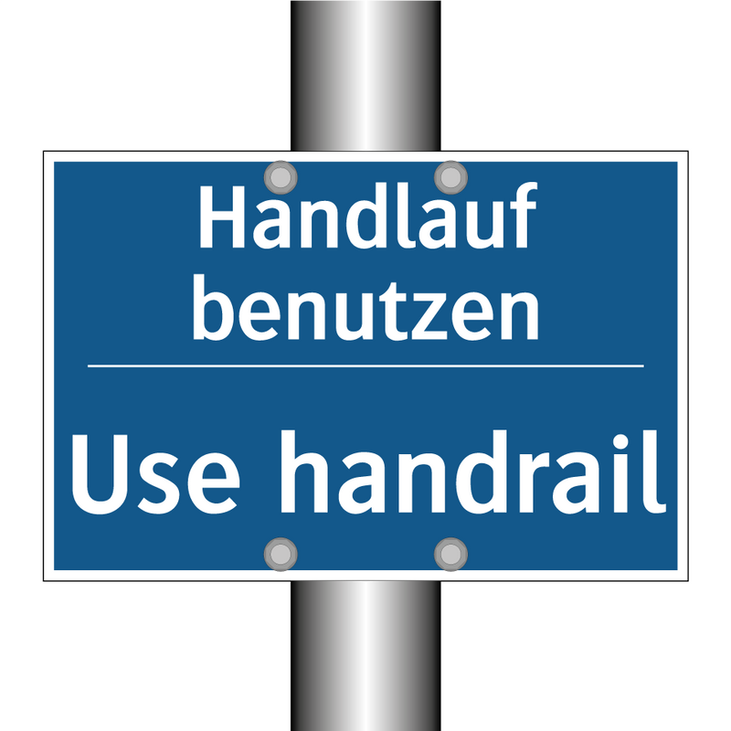 Handlauf benutzen - Use handrail