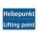 Hebepunkt - Lifting point