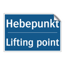 Hebepunkt - Lifting point