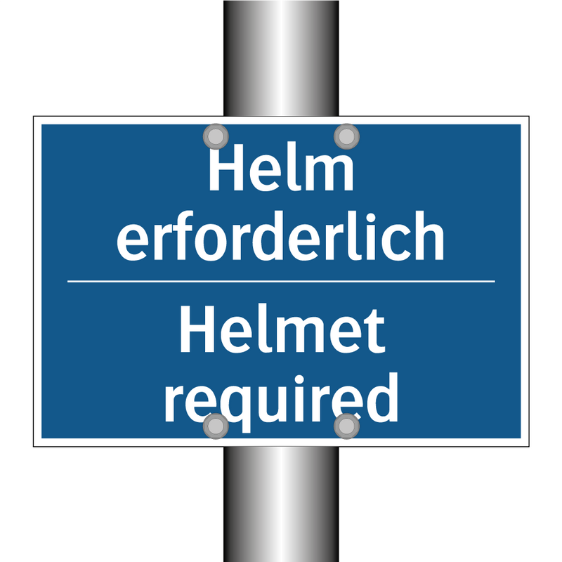Helm erforderlich - Helmet required
